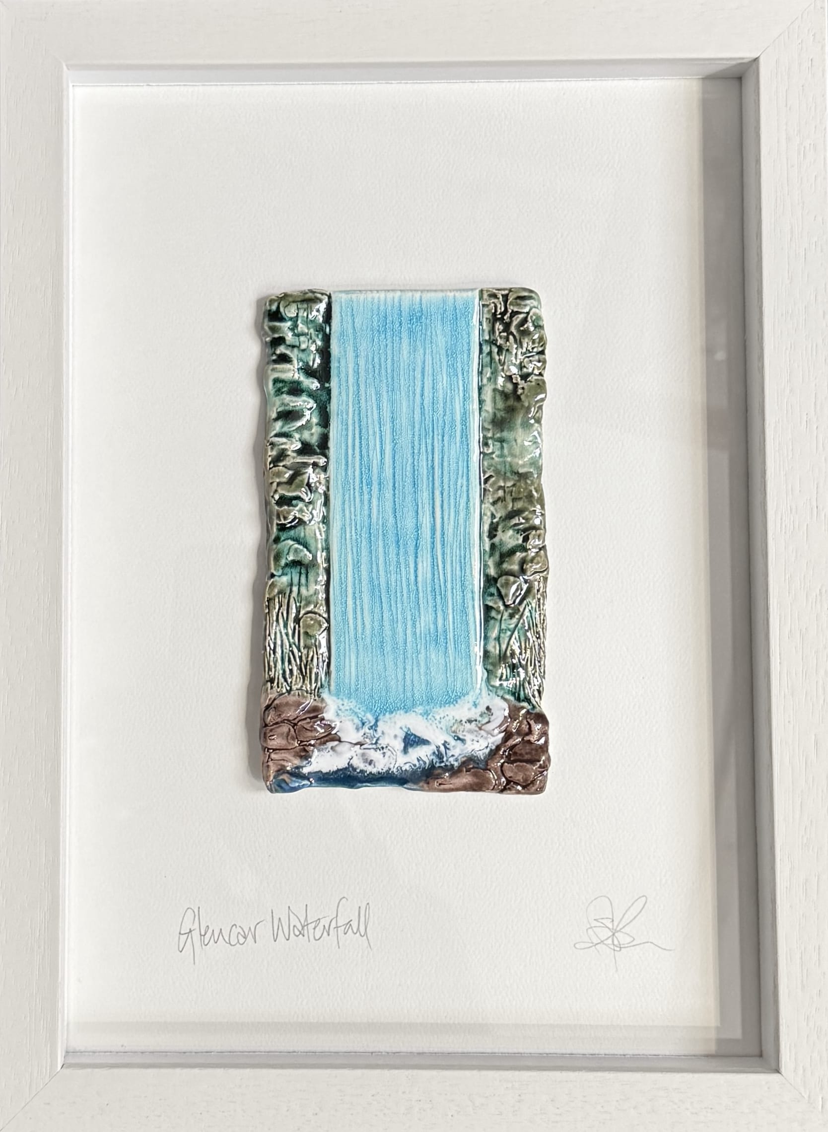 Sharlene Kemple Glencar Waterfall | Medium Rectangle Wall Art