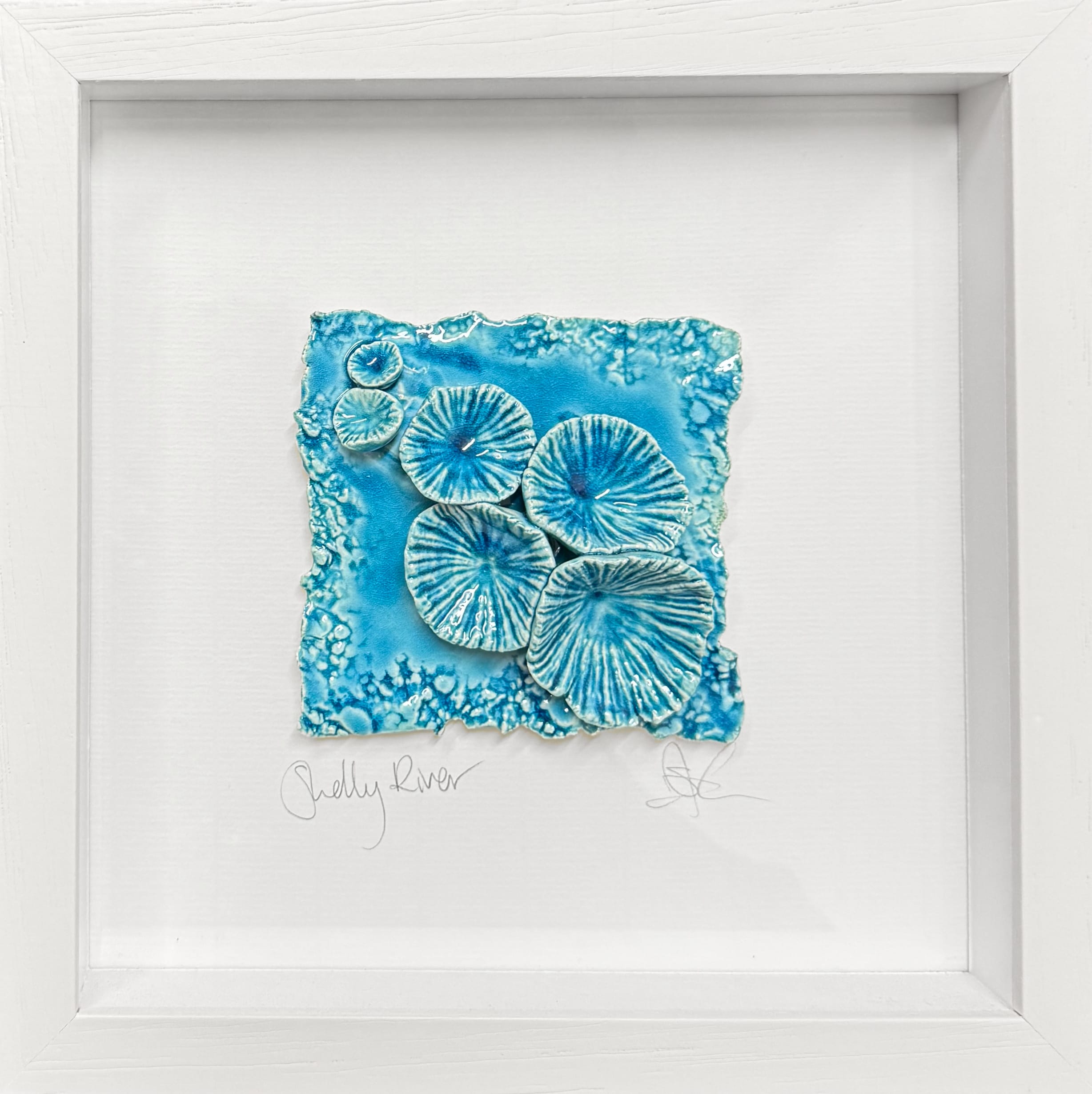 Sharlene Kemple Shelly River | Medium Square Wall Art