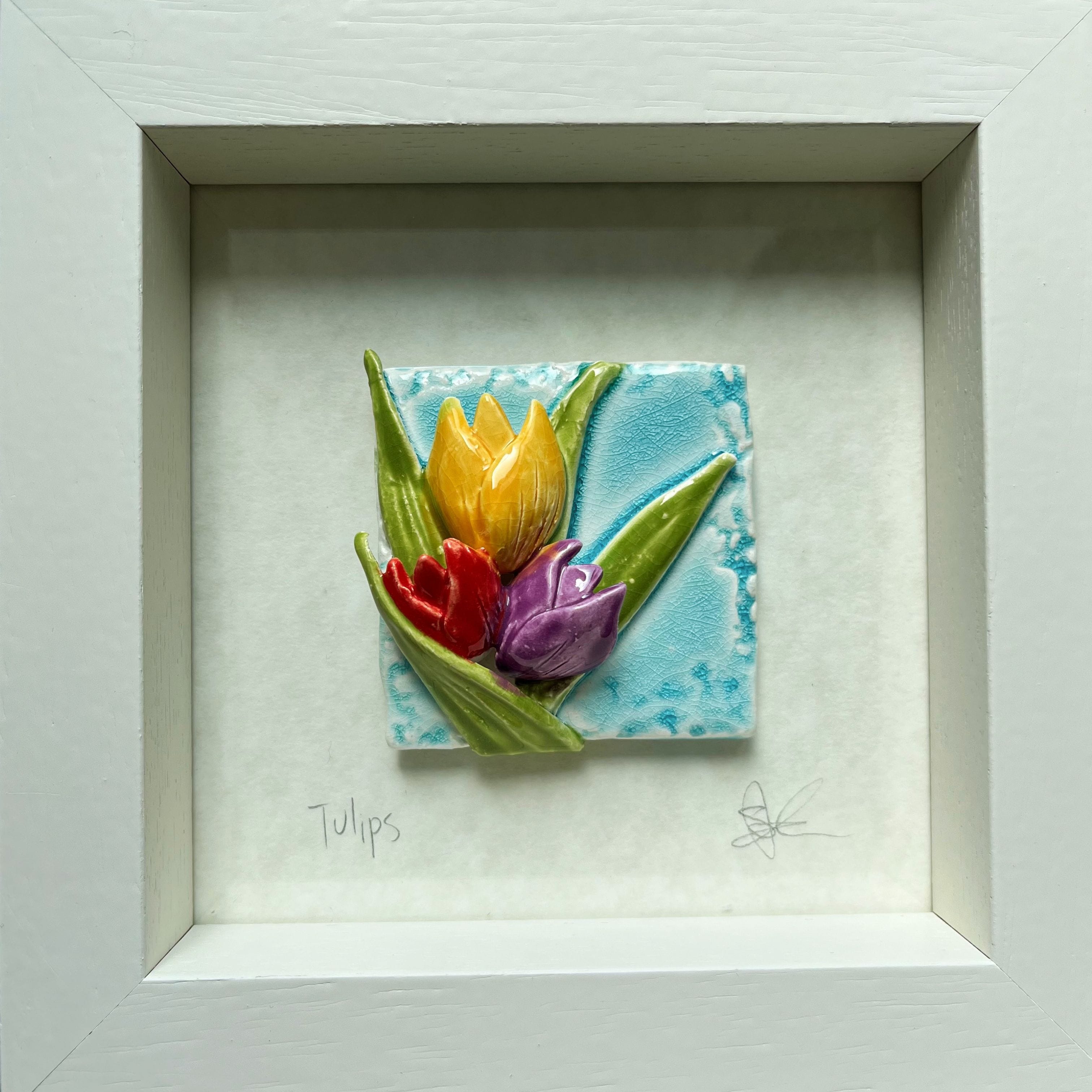 Sharlene Kemple Tulips | Mini Square Wall Art