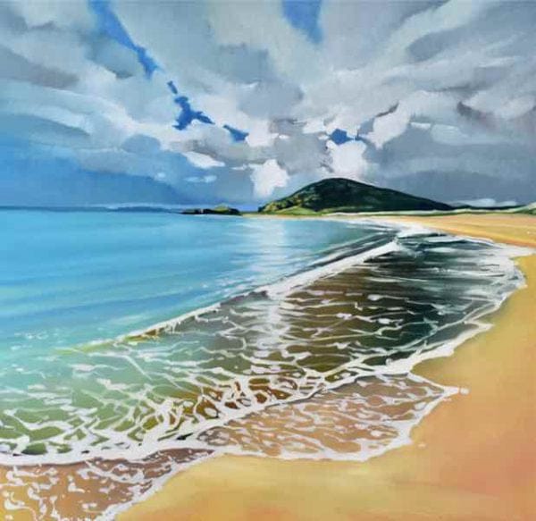 Sharon McDaid Rainclouds Over Binnion | Framed Art Print