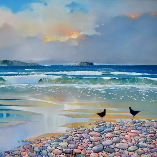 Sharon McDaid Surf And Sea Foam | Framed Art Print