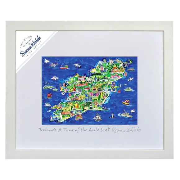 Simone Walsh Ireland A Tour of the Auld Sod | Framed Art Print