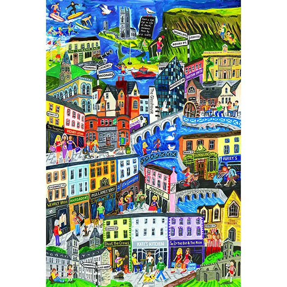 Simone Walsh Out and about in Sligo | Framed Art Print