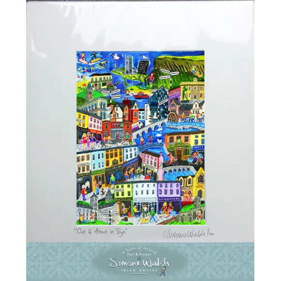 Simone Walsh Out and about in Sligo | Framed Art Print