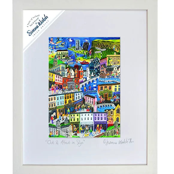 Simone Walsh Out and about in Sligo | Framed Art Print