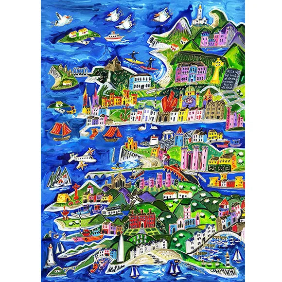 Simone Walsh Wild Atlantic Way | Framed Art Print