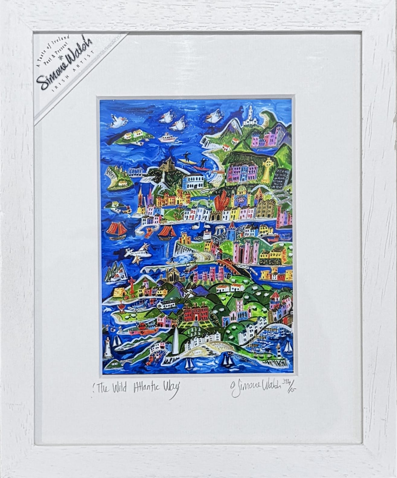Simone Walsh Wild Atlantic Way | Framed Art Print