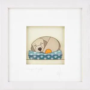 Sleep Tight | Framed Glass Painting