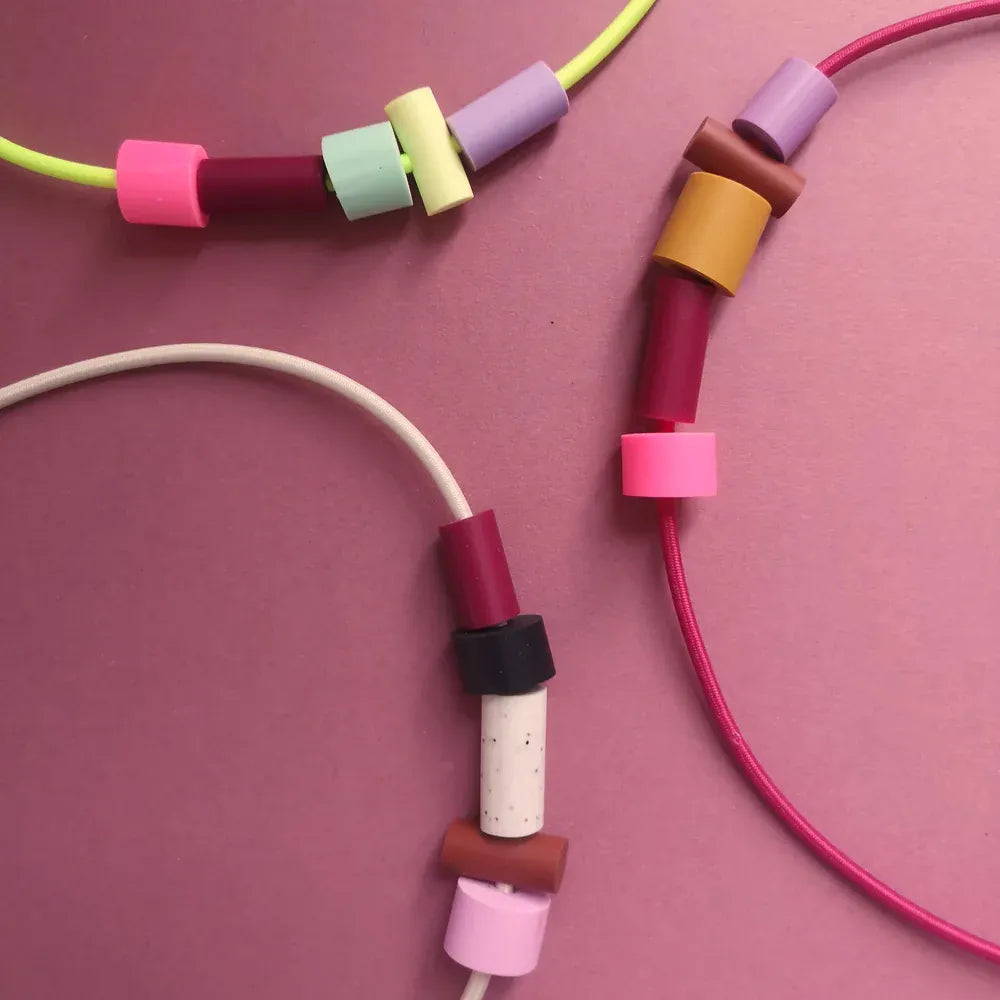 Studio Canty Kikki Raspberry | Cord Necklace