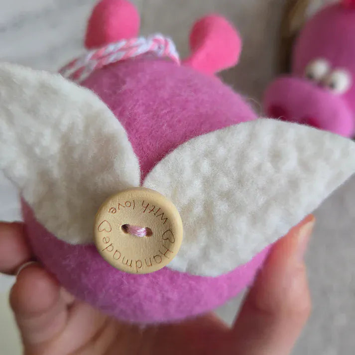 Tamzen Lundy Flying Pig | Felt Bauble