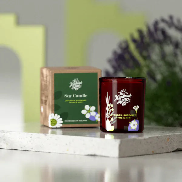 The Handmade Soap Company Lavender, Rosemary, Thyme & Mint | Soy Candle