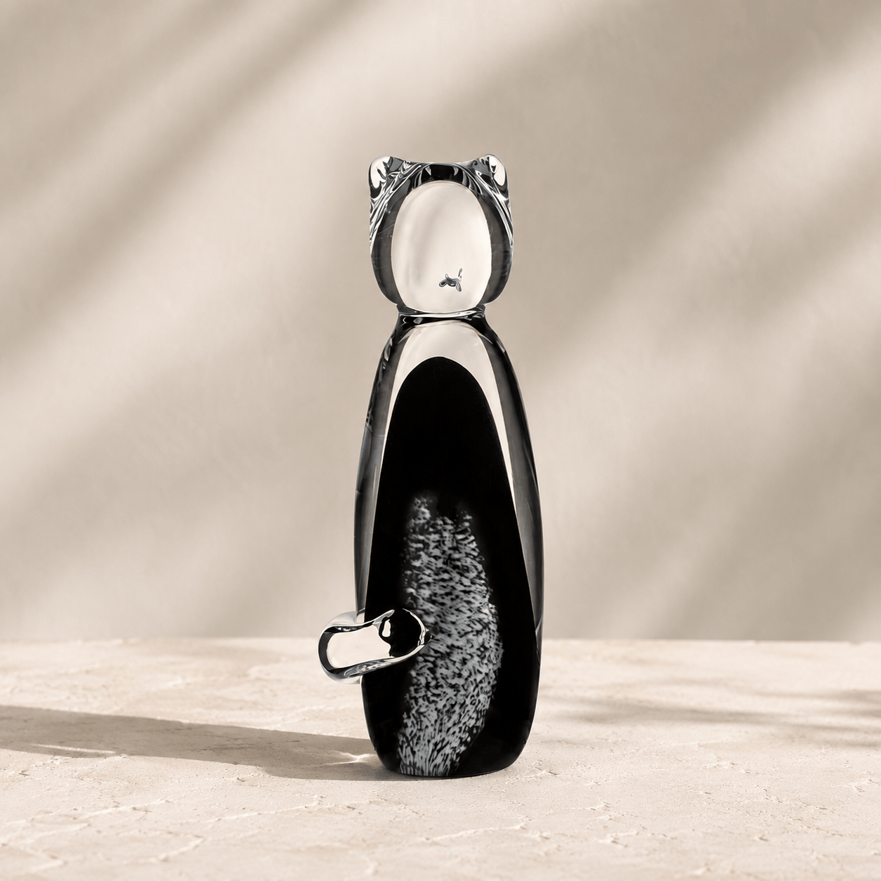 The Irish Handmade Glass Company Handmade Glass Ornament | Black Cat