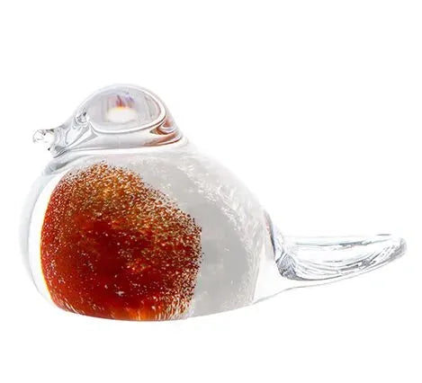 The Irish Handmade Glass Company Handmade Glass Ornament | Robin Red Breast