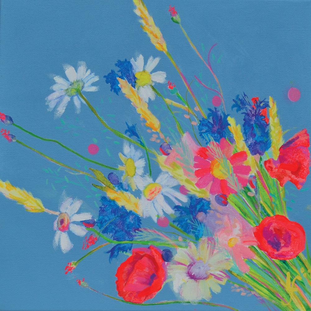 Lorraine Fletcher The Earth Laughs in Flowers  | Framed Art Print