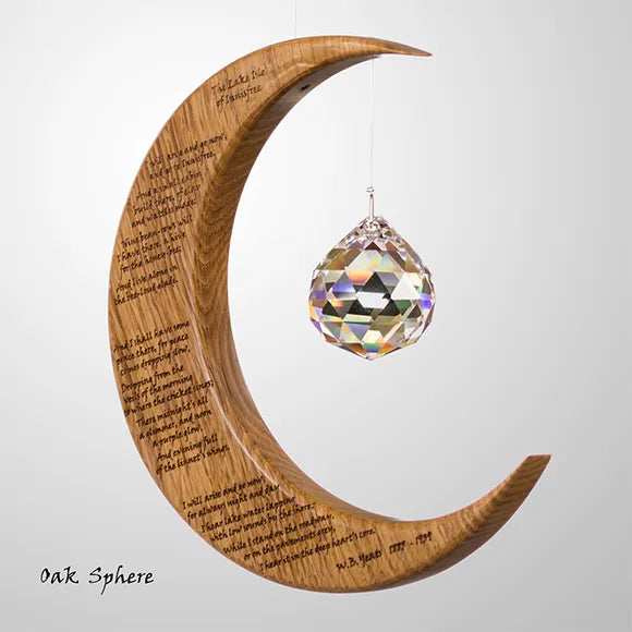 Wooden Suncatcher | Yeats Poetry Large